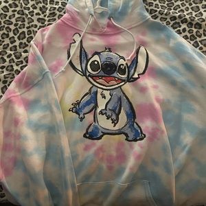 NEW Disney Lilo and Stitch Tye Dye Hoodie